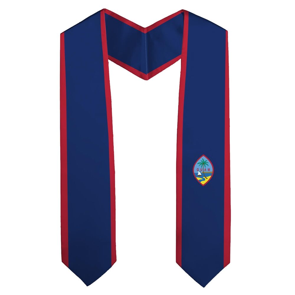 4309 National Graduation Stole Sash for Study Aboard Students Adult Unisex